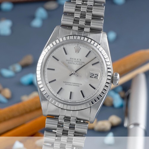 Rolex Datejust 36 Silver Dial Oyster Edelstahl Automatik Ref. 16030 Klassiker