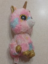 Ty Beanie Boos 6" Fantasia Pink Gold Unicorn