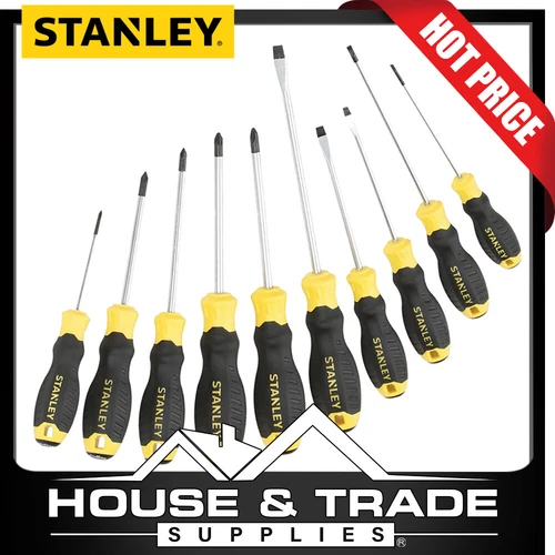 Stanley Screwdriver Set 10 Piece Sheathed STHT0-62149