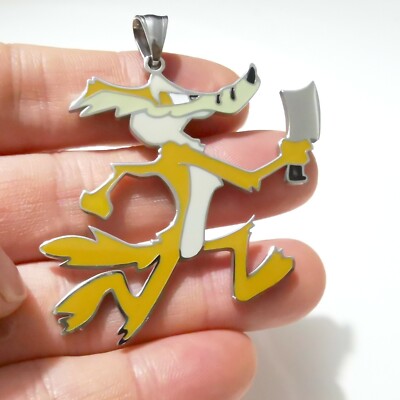 Juggalo Wile E Coyote Pendant charms ICP Stainless steel Necklace ball chain 30'