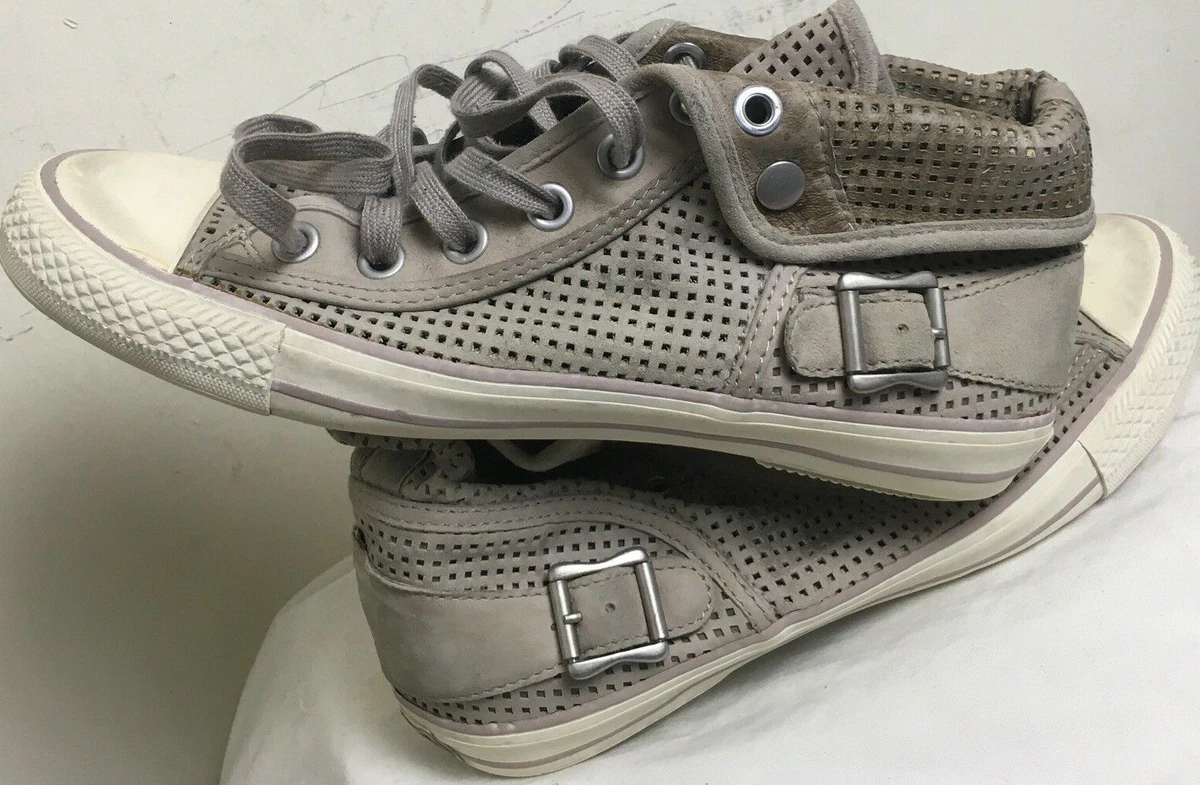 BSN PRO Keds Perforated Nubuck LeatherHighTopTransformToLowSneakers Lenght 11.2