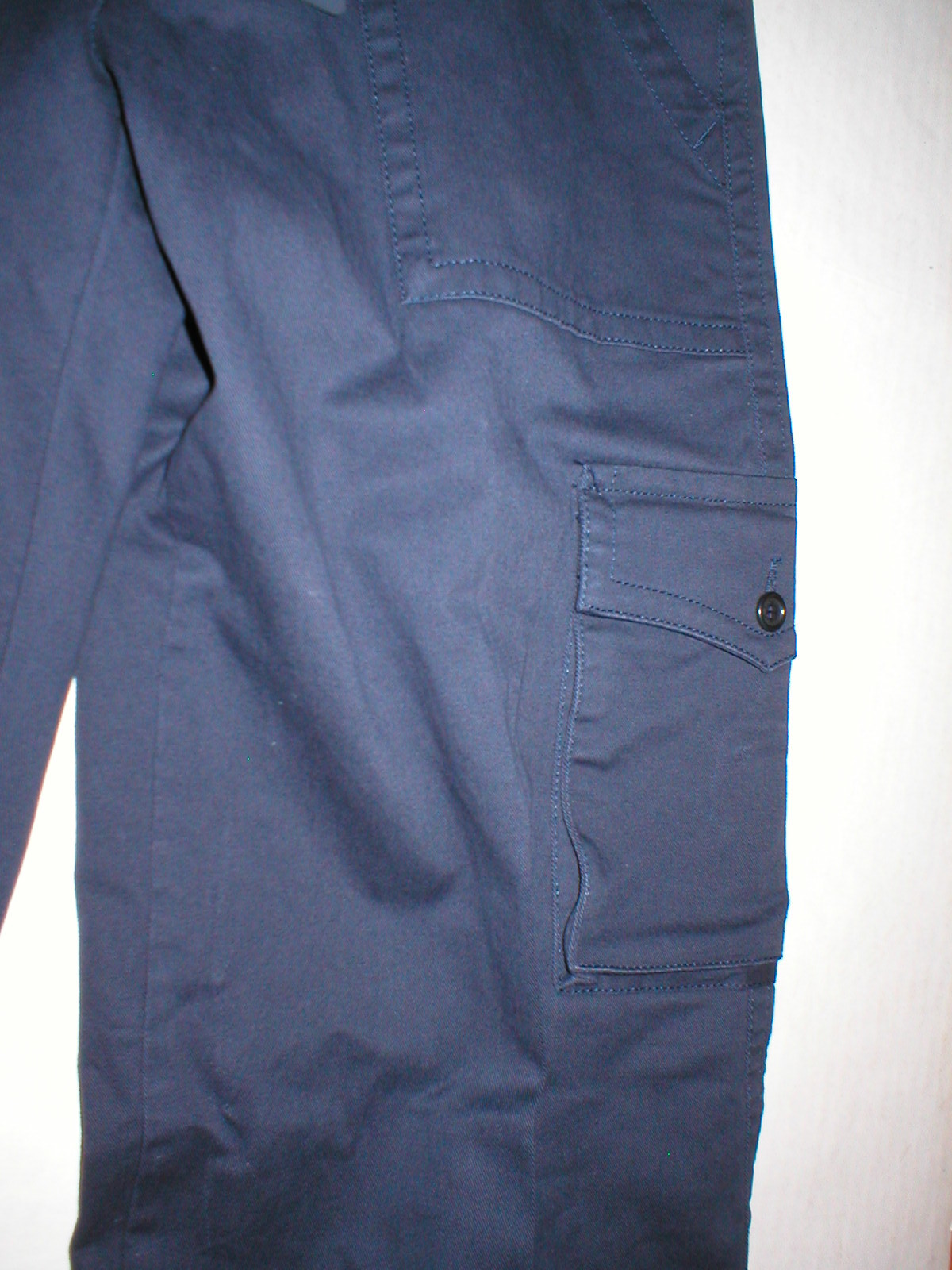 NWT New Mens RED Valentino 48 Italy 32 US Dark Blue Cargo Pants Designer Button  thumbnail 3