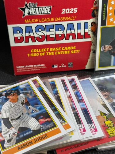 2025 Topps Heritage INSERTS - TTY Notable Americans 25th Anniv & More!