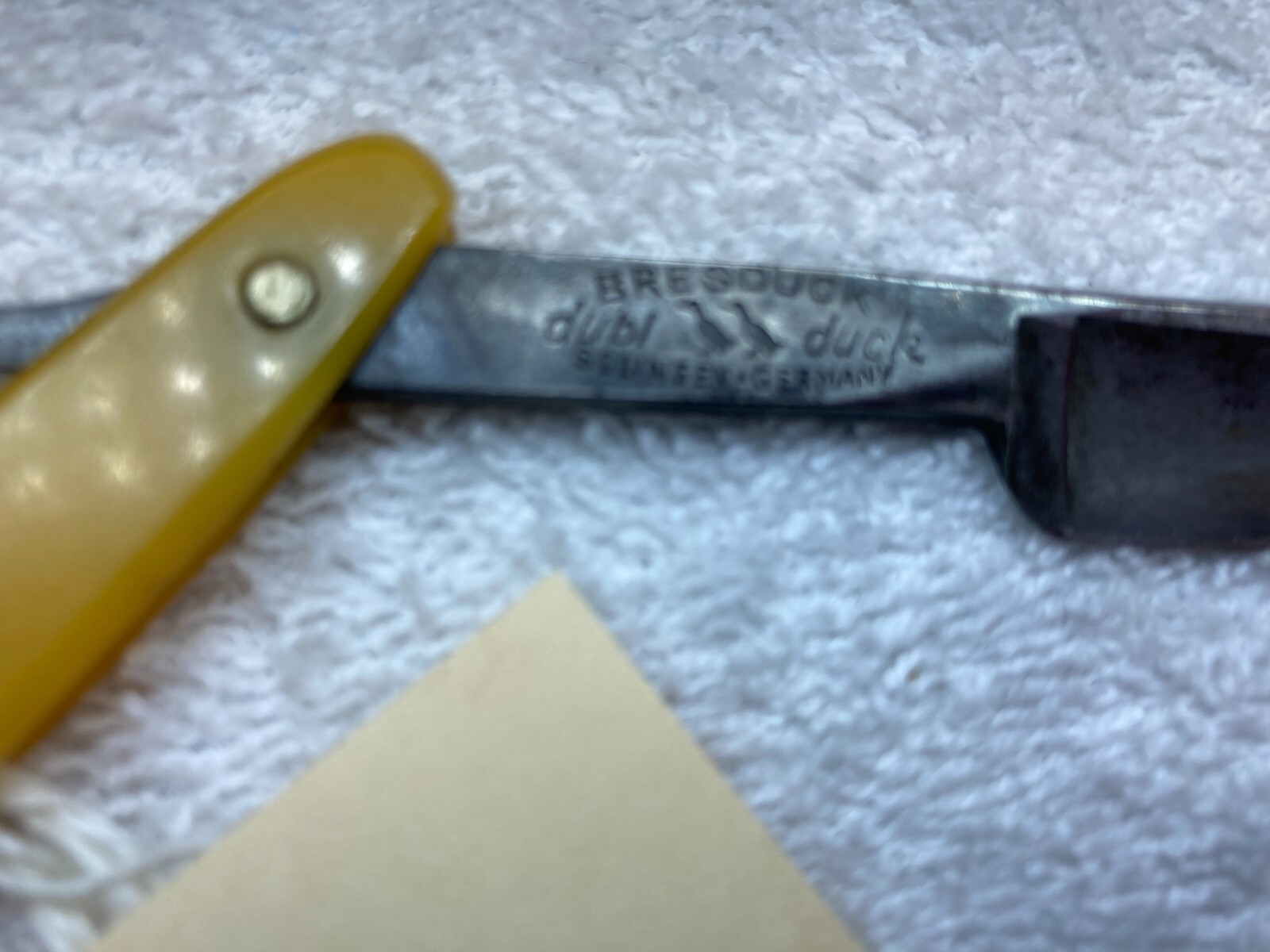 VINTAGE RAZOR SET: 421 BARBERS PET, DUBL DUCK No 1, TORRY, WITH VINTAGE ...