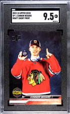 Connor Bedard 2023-24 Upper Deck #SP-1 Draft Short Print SGC 9.5 Rookie