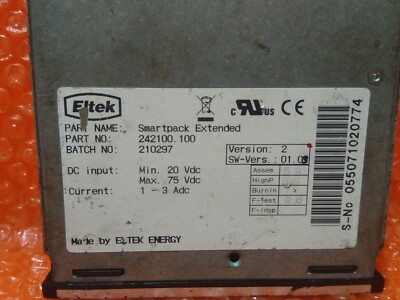 Lot 2 Contrôleurs Eltek Valere Smartpack Extended 242100.110 - Occasion