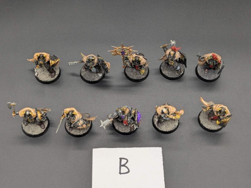 well painted warhammer AOS slaves to darkness Chaos Warriors lot B - Picture 3 of 9