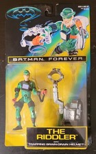 1995 KENNER BATMAN FOREVER THE RIDDLER 5" ACTION FIGURE - NEW ON CARD