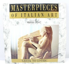 Masterpieces of Italian Art Greek To Gothic Laserdisc cut out 