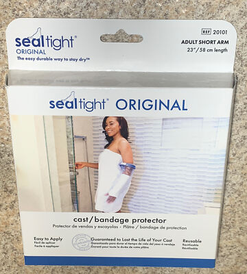 Seal-Tight Original cast / bandage protector Adult short Arm Reusable Waterproof
