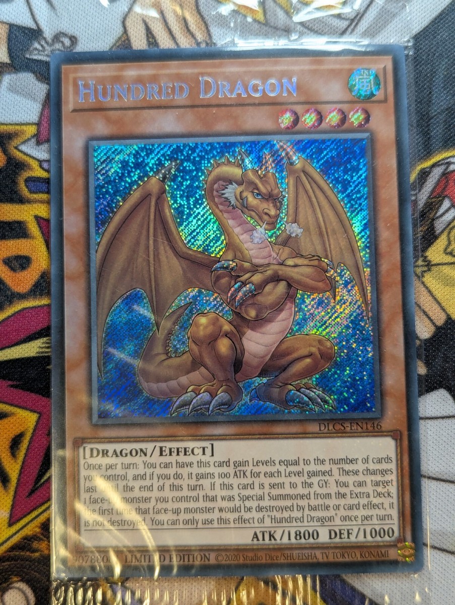 Hundred Dragon DLCS-EN146 Sealed YuGiOh! Limited Edition Secret