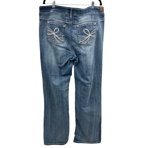 Wallflower The Luscious Curvy Fit Double-Button Embroidered Jeans Size 20 - Picture 4 of 6