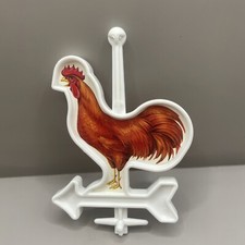 1995 Tonka Farms Playset Replacement Piece - 4.25" Tall Rooster Barn Weathervane