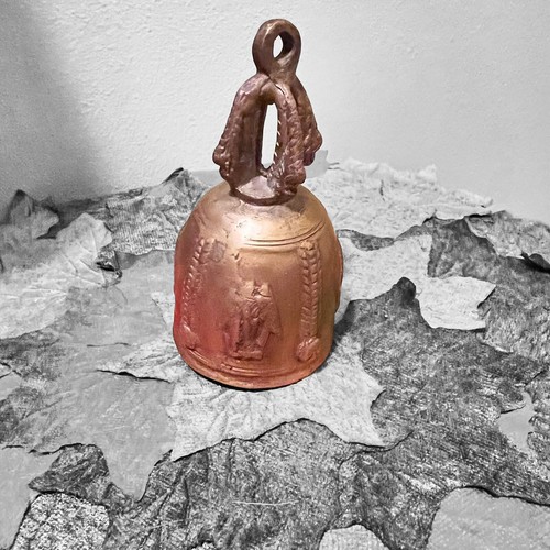 3,5" Vintage Thai Messing Tempelglocke Klangtempel Thailand Buddhistische Tempelglocken