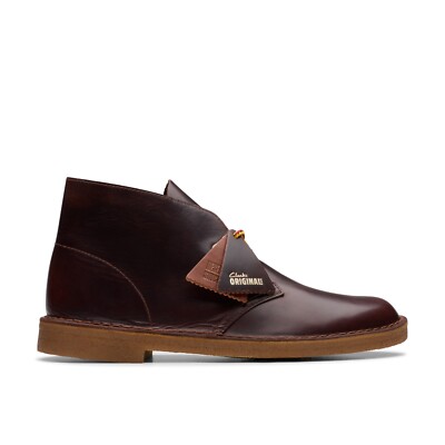 クラークス オリジナルス メンズ デザート ブーツ ハイカー バーガンディ レザー Clarks Originals Desert Boot Hiker Burgundy Leather (SA) s-l400.jpg