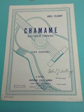 Guitarra Española Abel Fleury Chamame Baile Popular Rara Para Guitarra Partituras