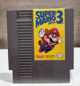 1985 Super Mario Bros 3 Game Cartridge Nintendo NES With Instructions Untested 