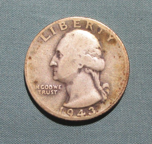 1943-D Washington Quarter - U.S. 25 cents silver coin