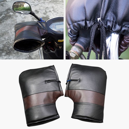 Gloves Waterproof Motorcycle Gloves Snowmobile Moped Handlebar Hand Warmer - Picture 6 of 14