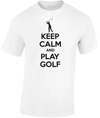 Keep Calm And Play Golf Kinder Unisex T-Shirt 8 Farben (XS-XL) von swagwear