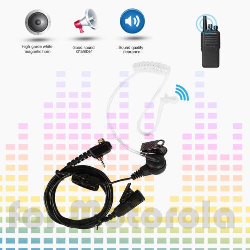 1 Pin Air Tube PTT Earpiece Headset Mic for Motorola MTP850 MTS850 MTH800 Radio