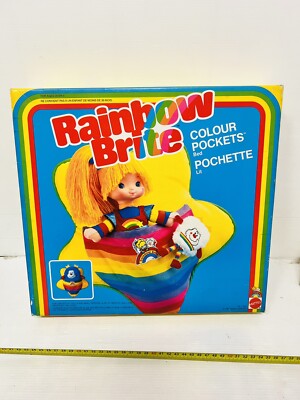 RAINBOW BRITE IRIDELLA MATTEL COLOR TASCHEN NEU VINTAGE!!