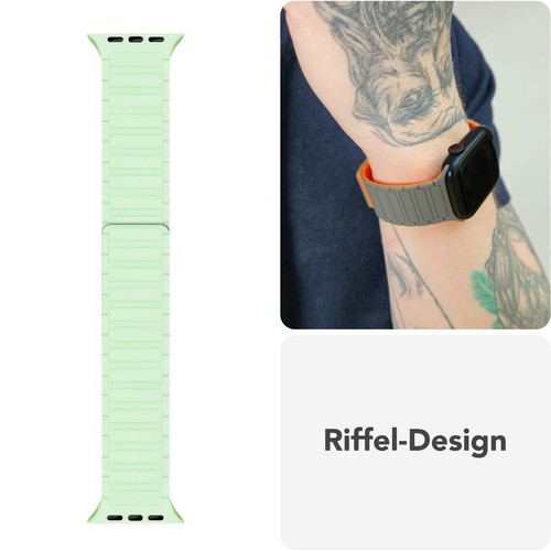 Correa de silicona con bucle magnético para Apple Watch SE 10 9 8 7 6 5 4 3 2 1, 38-42 mm - Imagen 26 de 91