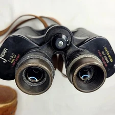 JASON Coated Binoculars Optic 7x50 Model FIELD 7.1 DEGREE w/Case Vtg