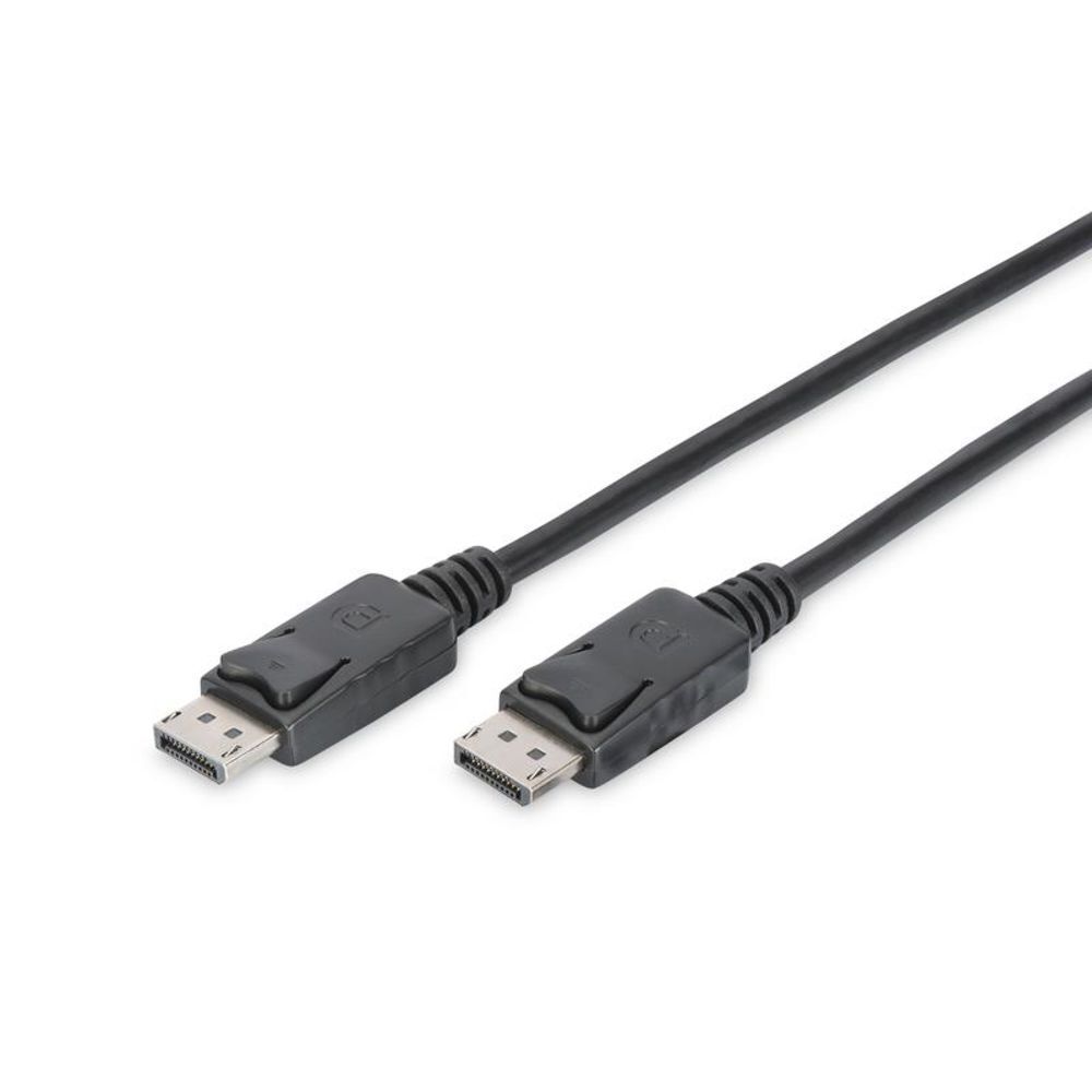 Дисплей ASSMANN DisplayPort Anschlusskabel DP St/St 1 м с разрешением Ultra HD 4K Schwarz