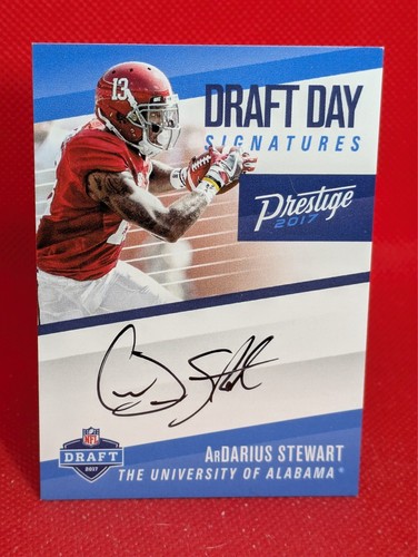 2017 Panini Prestige Draft Day Signatures ArDarius Stewart Rookie Auto RC
