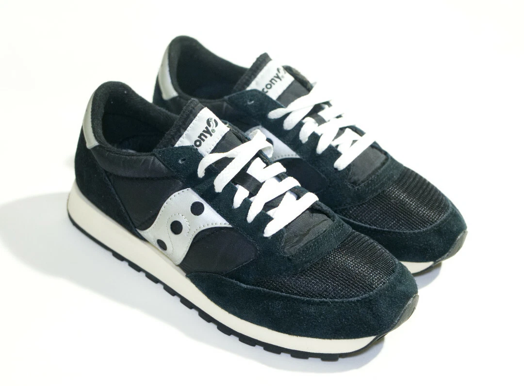 Pre Owned Saucony Jazz Original Vintage Black White Men s 9