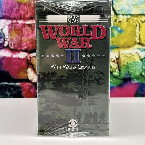 World War II CBS NEWS Documentary Walter Cronkite VHS Videotapes History Battles - Picture 3 of 24