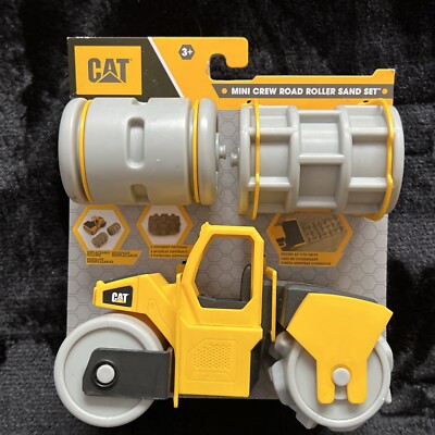 CAT Construction Mini Crew Road and Sand Roller Set Toy Brand New Free Uk  P&p UK