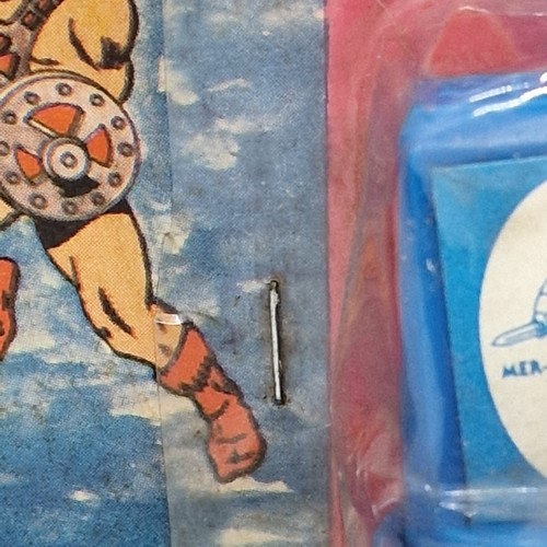 VINTAGE HE MAN MASTERS OF THE UNIVERSE MOTU MER -MAN RUBBER STAMP 1983 - Picture 11 of 12