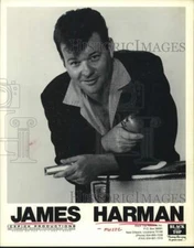 1995 Press Photo James Harman, blues singer, songwriter and musician.