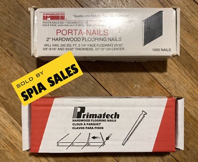 PORTA-NAILS Hardwood Flooring T- Nails 16 GA. EQUIVILANT made by Primatech