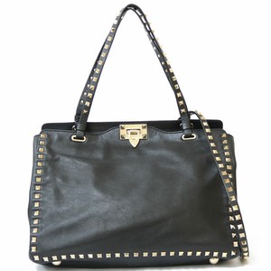 black stud cross body bolsa