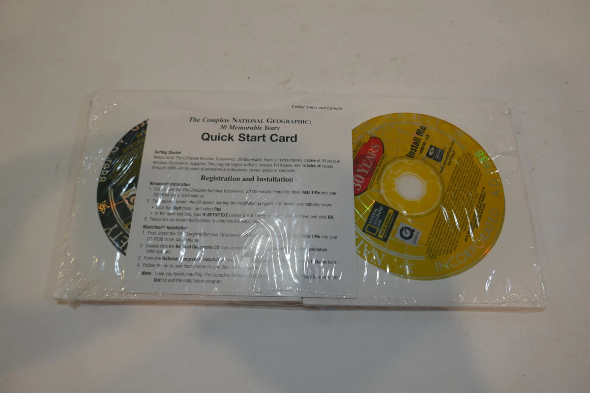 National Geographic Standard CD Computer Software for sale | eBay