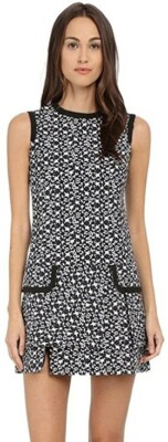 Neil Barrett 243251 Womens Sleeveless Short Shift Dress Multicolor Size 40