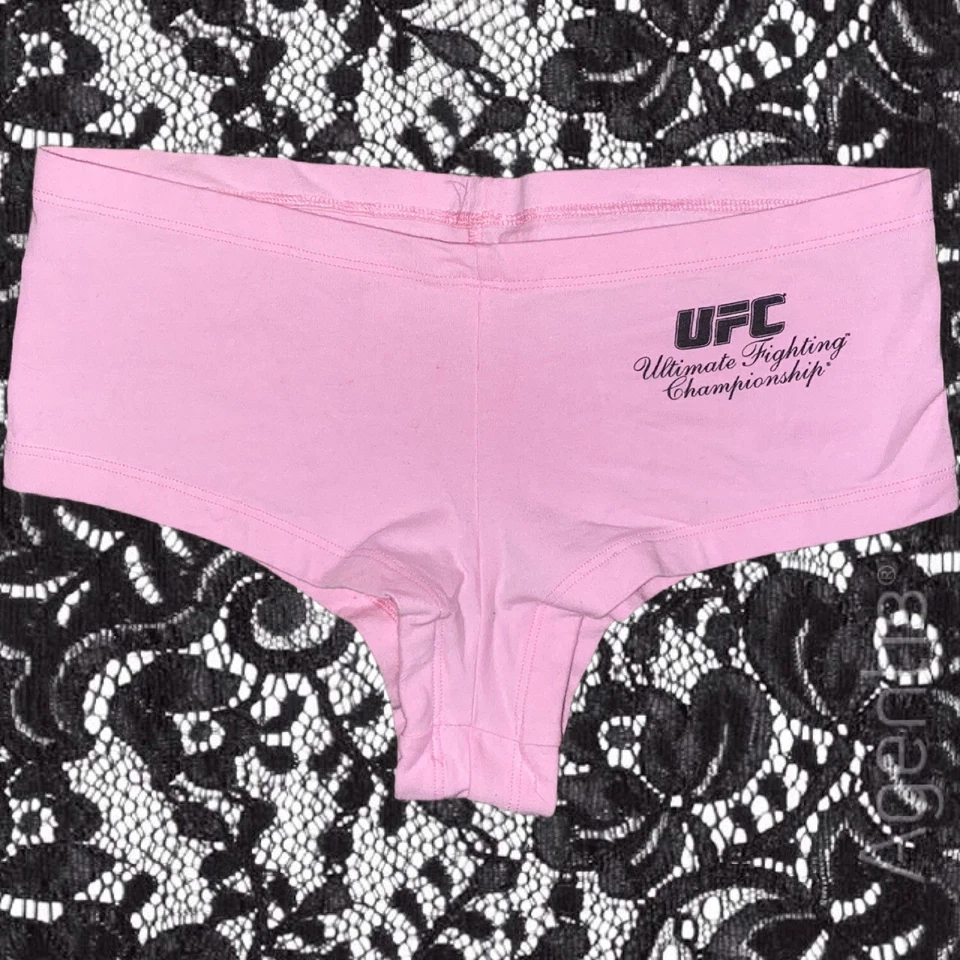 NUEVO conjunto de bragas para mujer Y2K con tangas rosadas UFC (M) y bikinis con logotipo de MTV (S) Foto 4 de 4