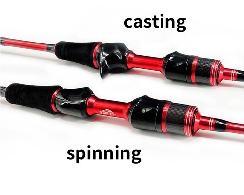 1.68M/1.8M Lure Rod Spinning Casting Rod Poles Travel Rod Carbon Fiber 2 Section - Picture 4 of 45