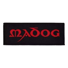 Madog Red Logo Sew On Patch New Vintage Official Merch