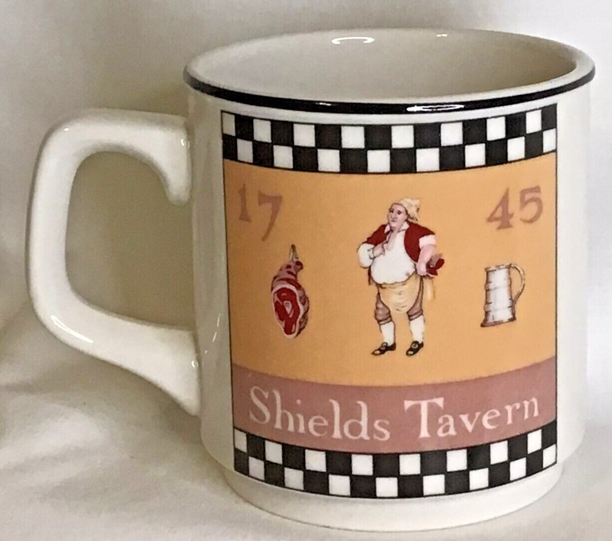 Colonial Williamsburg Taverns Homer Laughlin Set of 4 Coffee Mugs eBay