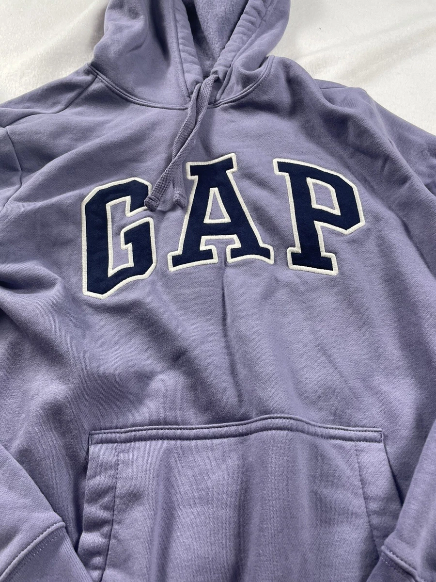 Gap logo clearance fleece pullover hoodie