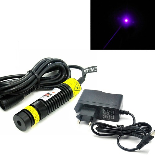 Module Laser Violet/bleu 405nm 50mW - Focusable - Alimentation 12V Avec Contrôle TTL - Pour Projets Scientifiques/DIY