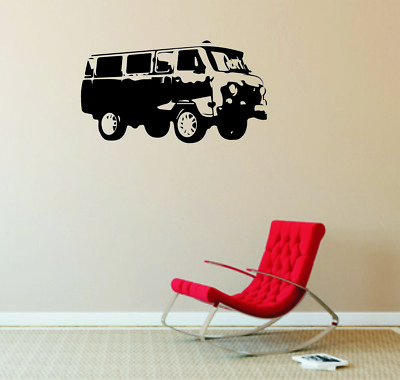 UAZ 452 - Transporter, Russland, Oldtimer // Farben- + Größenwahl// Wandtattoo 