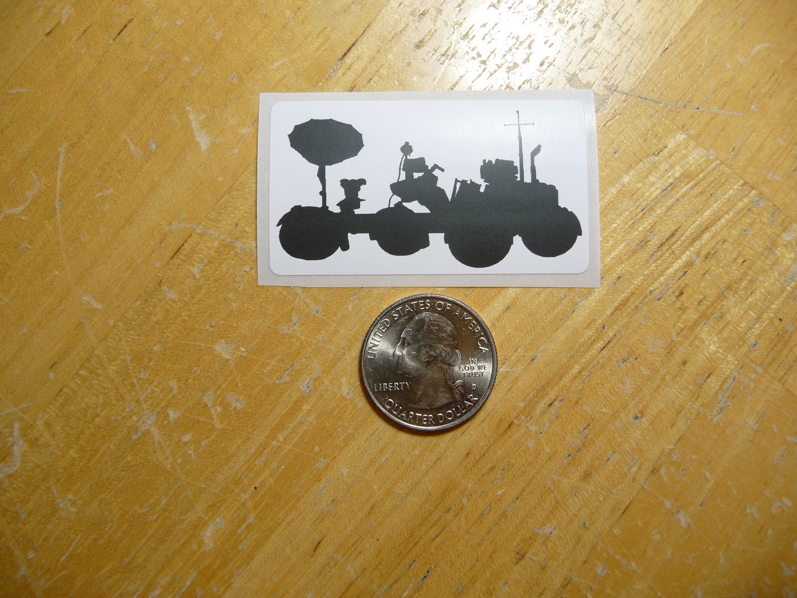 Bulk Lunar Rover Sticker Decal Pack 1-50 Space Theme