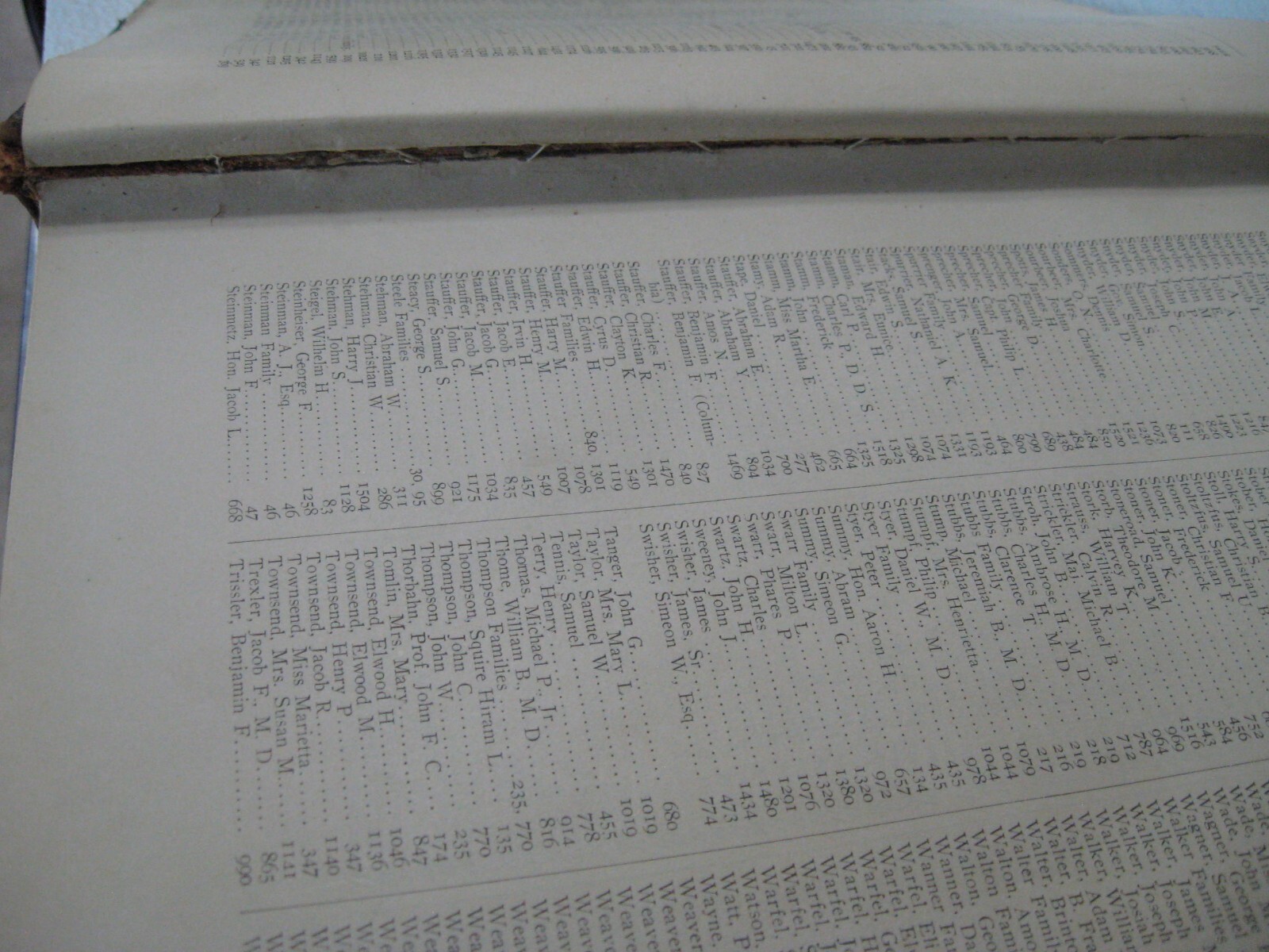 Rare 1903 LANCASTER Pennsylvania GENEALOGY 1ST ED Columbia Ephrata