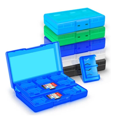 Nintendo Switch Game Card Holder Cartridge Storage Organizer Case 24 in 1 Games