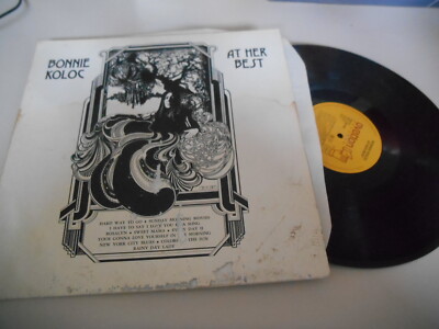 LP Folk Bonnie Koloc - At Her Best (10 Song) OVATION REC / ZICHRON LTD